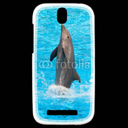 Coque HTC One SV Spectacle de dauphin