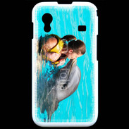 Coque Samsung ACE S5830 Bisou de dauphin