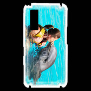Coque Samsung Player One Bisou de dauphin
