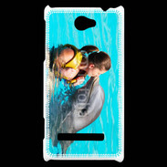 Coque HTC Windows Phone 8S Bisou de dauphin