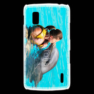 Coque LG Nexus 4 Bisou de dauphin