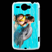 Coque HTC Wildfire G8 Bisou de dauphin