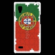 Coque LG Optimus L9 Portugal en puzzle