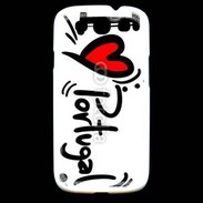 Coque Samsung Galaxy S3 I love Portugal