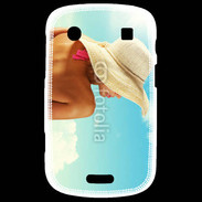 Coque Blackberry Bold 9900 Femme à chapeau de plage