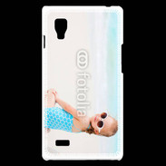 Coque LG Optimus L9 Petite fille à la plage