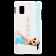 Coque LG Optimus G Petite fille à la plage