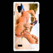 Coque LG Optimus L9 Pieds plage