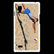 Coque LG Optimus L9 Volley ball sur plage