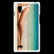 Coque LG Optimus L9 Bronzage plage