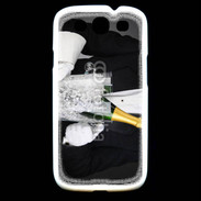 Coque Samsung Galaxy S3 Major d'homme champagne