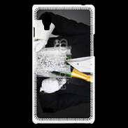Coque LG Optimus L9 Major d'homme champagne