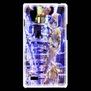 Coque LG Optimus L9 Coupes de champagne discothèque 2