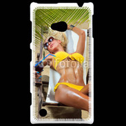 Coque Nokia Lumia 720 Femme sexy sur un transat de plage