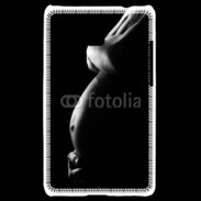 Coque LG Optimus L3 II Femme enceinte en noir et blanc