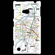 Coque Nokia Lumia 720 Plan de métro de Paris