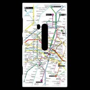 Coque Nokia Lumia 920 Plan de métro de Paris