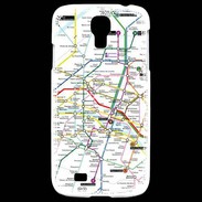 Coque Samsung Galaxy S4 Plan de métro de Paris