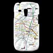 Coque Samsung Galaxy S3 Mini Plan de métro de Paris