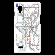 Coque LG Optimus L9 Plan de métro de Londres