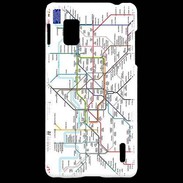 Coque LG Optimus G Plan de métro de Londres