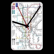 Grande pendule murale Plan de métro de Londres