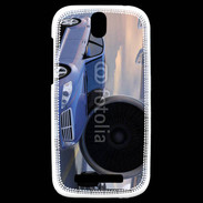 Coque HTC One SV Voiture de luxe devant jet privé 1