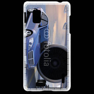 Coque LG Optimus G Voiture de luxe devant jet privé 1