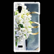 Coque LG Optimus L9 Composition florale mariage