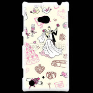 Coque Nokia Lumia 720 Thème mariage 1