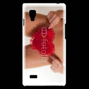 Coque LG Optimus L9 Coeur sexy