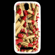 Coque HTC One SV Rouges à lèvres 2