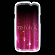 Coque Samsung Galaxy S3 Rideau rose à strass