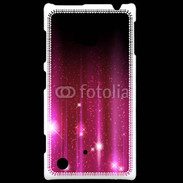 Coque Nokia Lumia 720 Rideau rose à strass