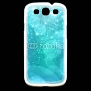 Coque Samsung Galaxy S3 Fond bulles bleus