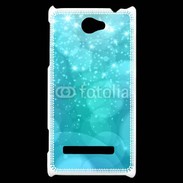 Coque HTC Windows Phone 8S Fond bulles bleus