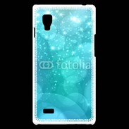 Coque LG Optimus L9 Fond bulles bleus