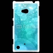 Coque Nokia Lumia 720 Fond bulles bleus