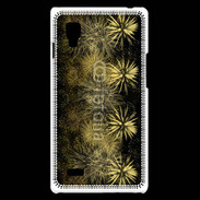 Coque LG Optimus L9 Feu d'artifice or