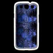 Coque Samsung Galaxy S3 Feu d'artifice bleu