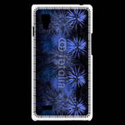 Coque LG Optimus L9 Feu d'artifice bleu