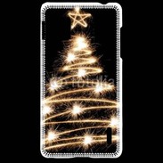 Coque LG Optimus G Sapin de noël feu d'artifice