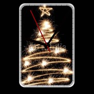 Grande pendule murale Sapin de noël feu d'artifice