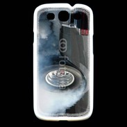 Coque Samsung Galaxy S3 Roue en feu dragster 2