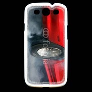 Coque Samsung Galaxy S3 Roue en feu dragster 4