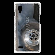 Coque LG Optimus L9 Roue en feu dragster 5