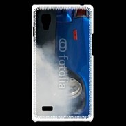 Coque LG Optimus L9 Roue en feu dragster 7
