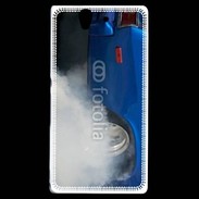 Coque Sony Xperia Z Roue en feu dragster 7