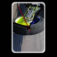 Grande pendule murale roue moto