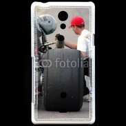 Coque Sony Xperia T course dragster